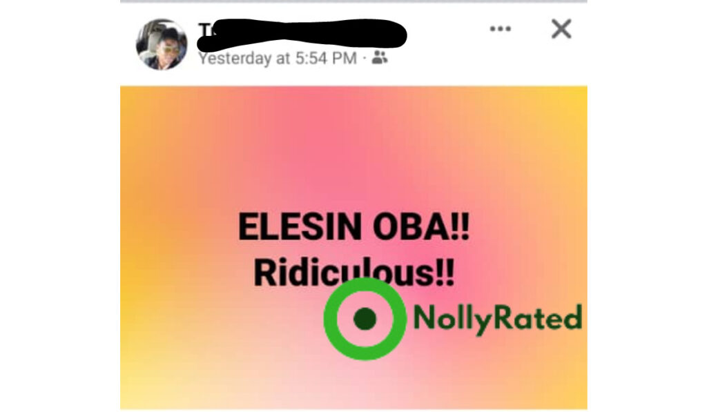 What People Are Saying About Elesin Oba, The Movie
